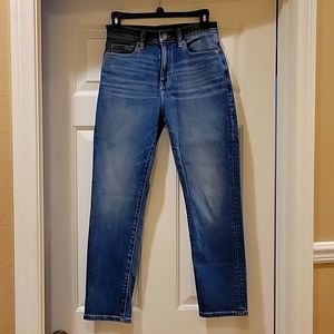 Banana Republic medium wash straight leg